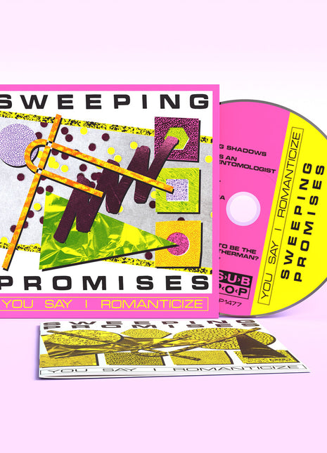 the album cover for Sweeping Promises - You Say I Romanticize