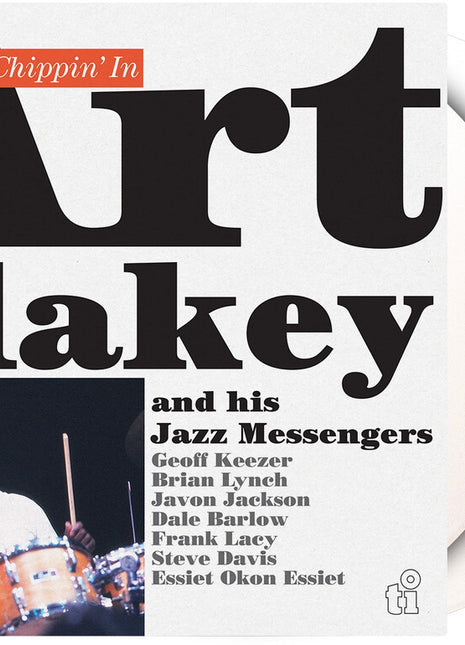 the album cover for Art & the Jazz Messengers, Feat Javon Jackson & Dale Barlow Blakey - Chippin in (2lp/white Vinyl/180g/50th Anniversary)