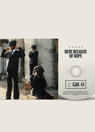 the album cover for Ezra Collective - Here Because Of Hope
