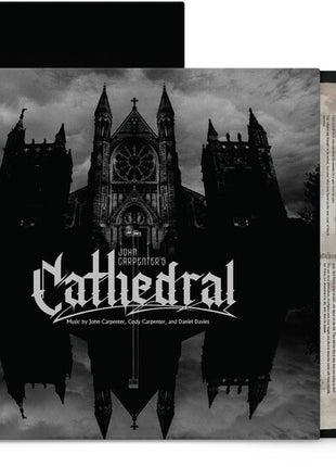 the album cover for John Carpenter - Cathedral [Black]