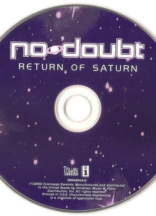 No Doubt : Return Of Saturn (CD, Album, Club)