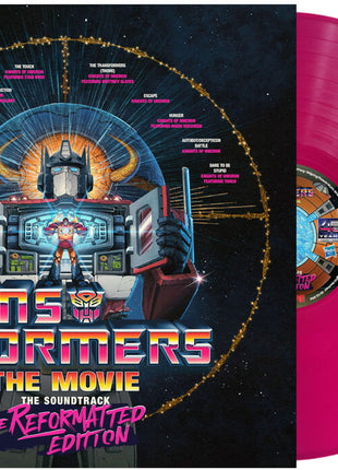 the album cover for Transformers - The Movie, The Soundtrack, The Reformatted Edition [Energon Pink]