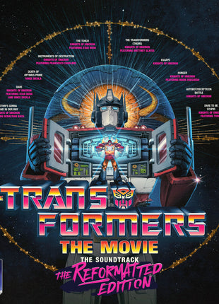the album cover for Transformers - The Movie, The Soundtrack, The Reformatted Edition