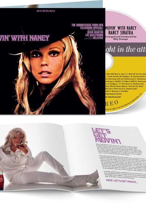 the album cover for Nancy Sinatra - Movin With Nancy