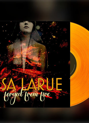 the album cover for Lisa LaRue - Forged From Fire - Orange [Clear Vinyl] (Org)