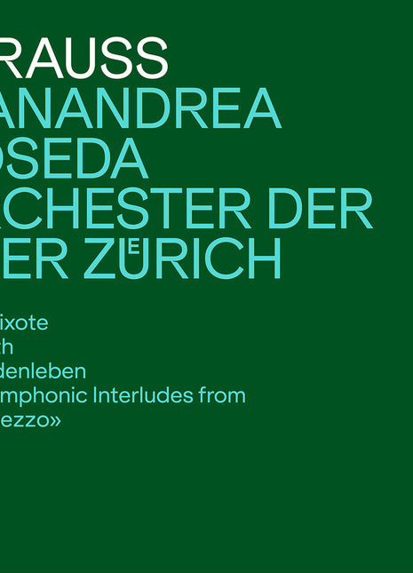 the album cover for Orchester Der Oper Zurich - Richard Strauss: Tone Poems & Interludes