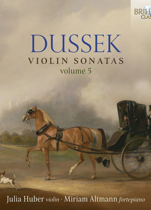 the album cover for Miriam Altmann - Dussek: Vn Sons Vol. 5