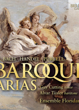 the album cover for Guy Cutting - J.S. Bach Handel & Purcell: Baroque Arias