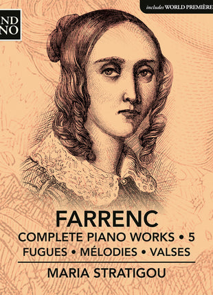 the album cover for Maria Stratigou - Farrenc: Complete Pno Works Vol. 5