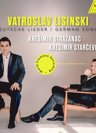 the album cover for Kresimir Strazanac - Lisinski: Deutsche Lieder