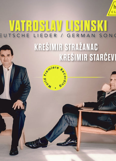 the album cover for Kresimir Strazanac - Lisinski: Deutsche Lieder