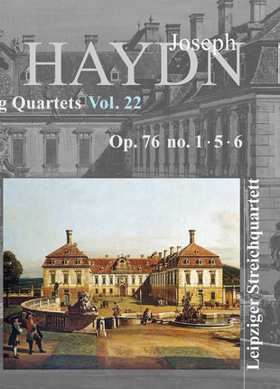 the album cover for Leipziger Streichquartett - Haydn: Str Quartets Vol. 22