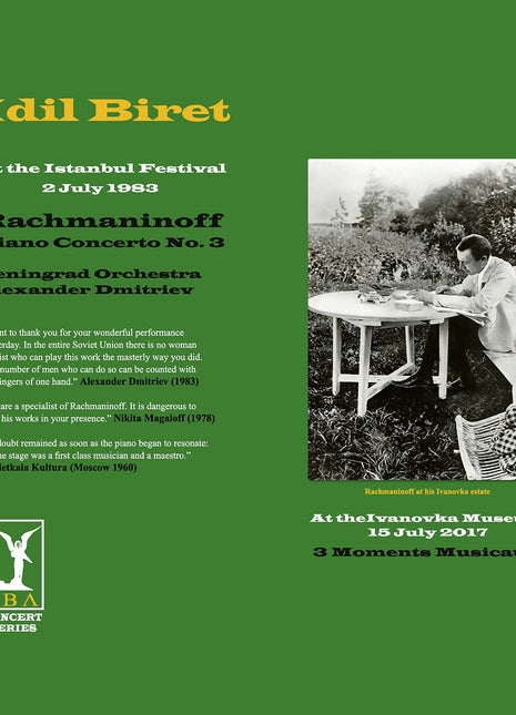 the album cover for Idil Biret - Rachmaninoff: Pno Con No. 3