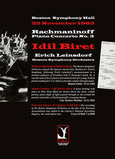 the album cover for Idil Biret - Rachmaninoff: Pno Con No. 3