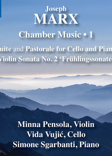the album cover for Minna Pensola - Marx: Chamber Music Vol. 1