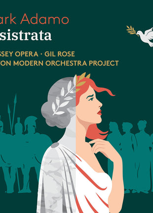 the album cover for Boston Modern Orchestra Project - Mark Adamo: Lysistrata