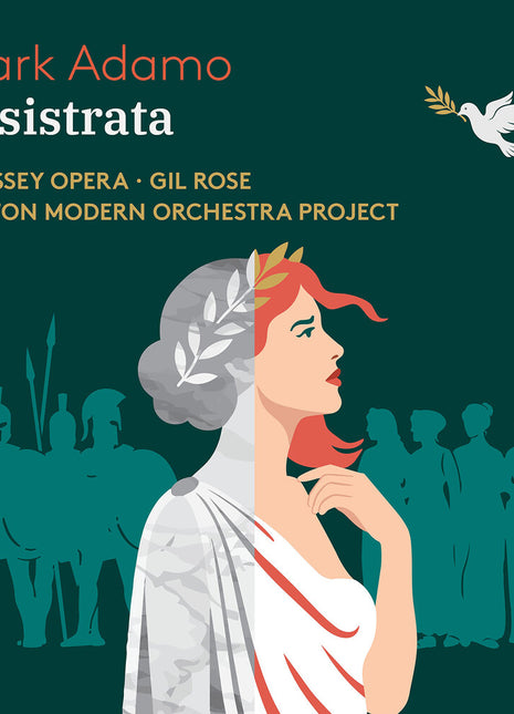 the album cover for Boston Modern Orchestra Project - Mark Adamo: Lysistrata