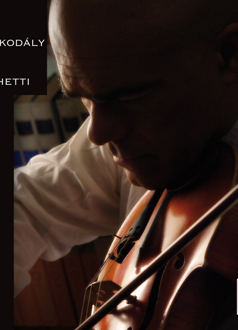 the album cover for Luca Sanzo - Bach-Kodaly-Ligeti-Ronchetti - Luca Sanzo (Vn)