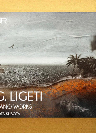 the album cover for Sota Kubota - Ligeti: Musica Ricercata & Etudes