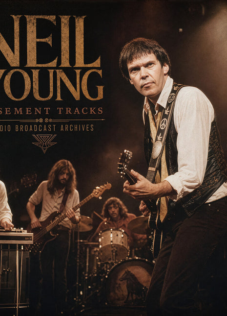 the album cover for Neil Young - Basement Tracks [Colored Vinyl]