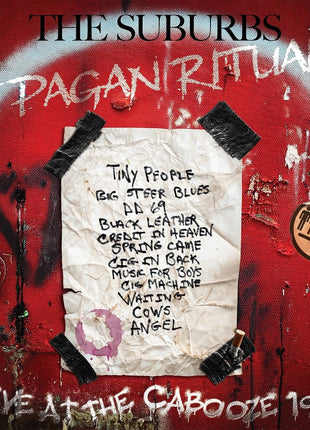 the album cover for Suburbs - Pagan Ritual Live At The Cabooze 1983