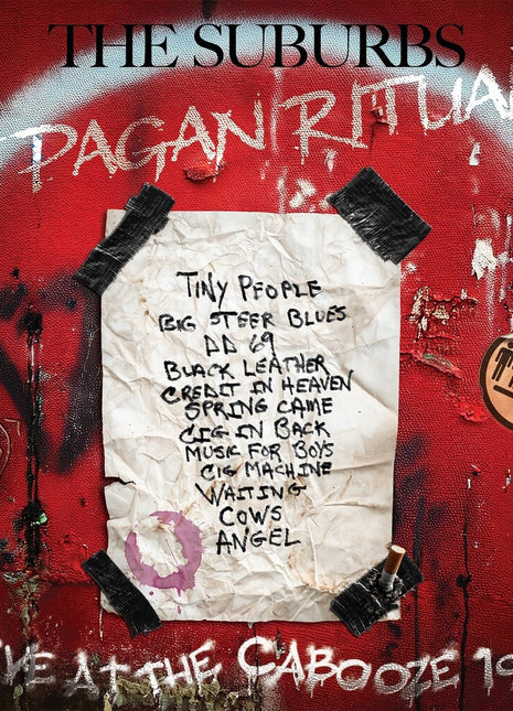 the album cover for Suburbs - Pagan Ritual Live At The Cabooze 1983