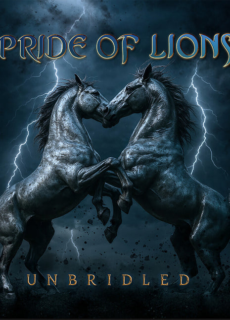 the album cover for Pride Of Lions - Unbridled