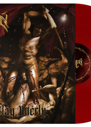 the album cover for Carrion Vael - Slay Utterly