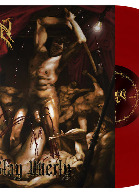 the album cover for Carrion Vael - Slay Utterly