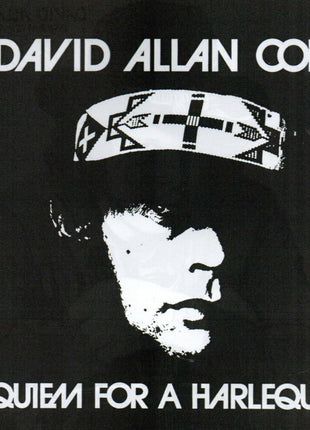 the album cover for David Allan Coe - Requiem for a Harlequin