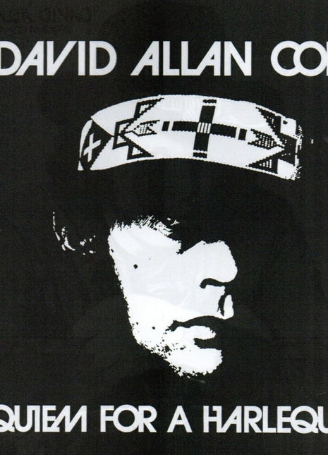 the album cover for David Allan Coe - Requiem for a Harlequin