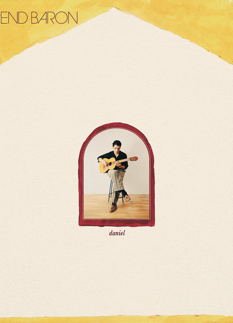 the album cover for Reverend Baron - Daniel (maroon W/ Black Swirl Vinyl)