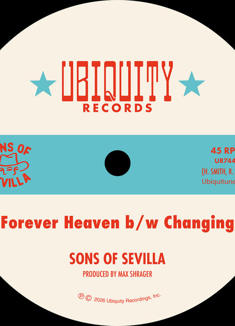the album cover for Sons of Sevilla - Forever Heaven / Changing