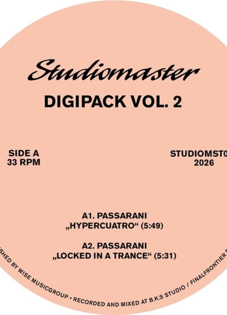 the album cover for Marco Passarani - Digipack Vol. 2