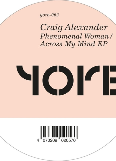 the album cover for Craig Alexander - Phenomenal Woman/across My Mind