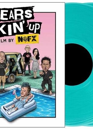 the album cover for NOFX / Fat Mike - 40 Years of Fuckin' Up: Soundtrack + Score  [Turquoise]