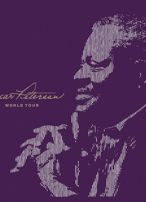 the album cover for Oscar Peterson - World Tour Box Set