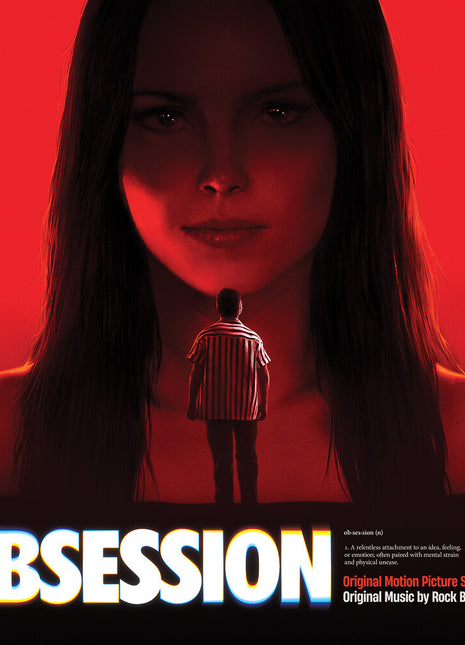 the album cover for Rock Burwell - Obsession (pearlescent Red Vinyl)