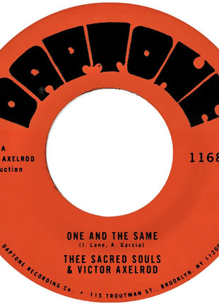 the album cover for Thee Sacred Souls - One & The Same B/W Same Difference