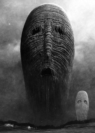 the album cover for Mizmor - Yodh [Indie Exclusive] Translucent Black Vinyl (Blk) [Clear Vinyl]