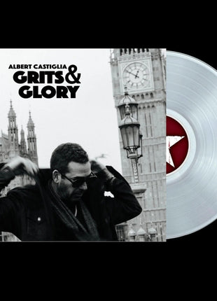 the album cover for Albert Castiglia - Grits & Glory (clear Translucent Vinyl)
