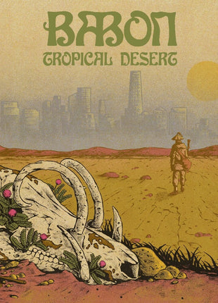 the album cover for Babon - Tropical Desert - Wild Honey Vinyl [Colored Vinyl]