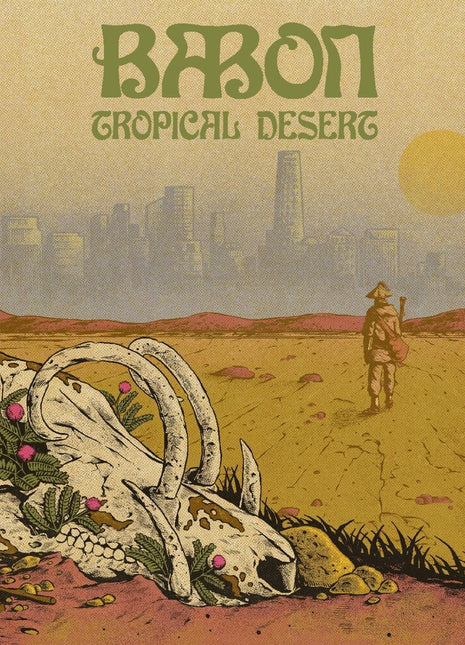 the album cover for Babon - Tropical Desert - Wild Honey Vinyl [Colored Vinyl]
