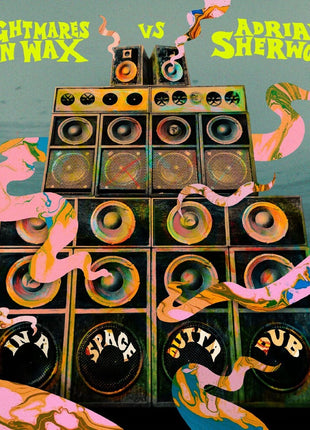 the album cover for Nightmares On Wax Vs Adrian Sherwood - In A Space Outta Dub