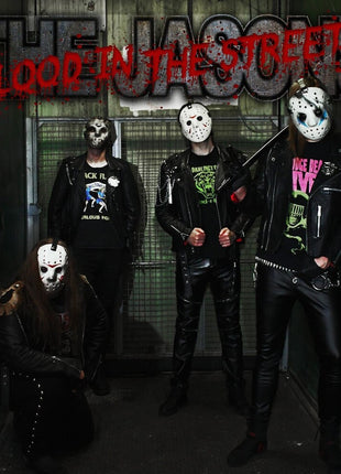 the album cover for Jasons - "blood on the Streets "
