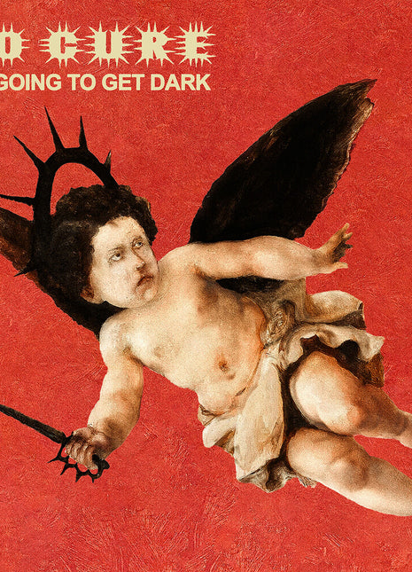 the album cover for No Cure - It Is Going To Get Dark [Transparent Red Vinyl]