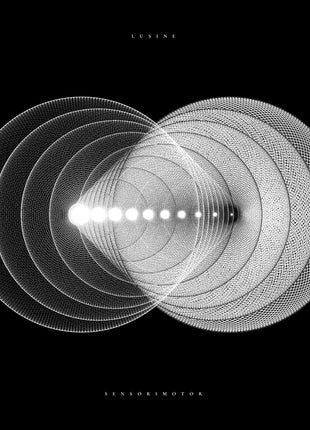 the album cover for Lusine - Sensorimotor - 10th Anniversary Edition [Black & White Splatter]