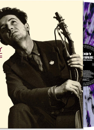 the album cover for Woody Guthrie - This Machine Kills Facists [Splatter]