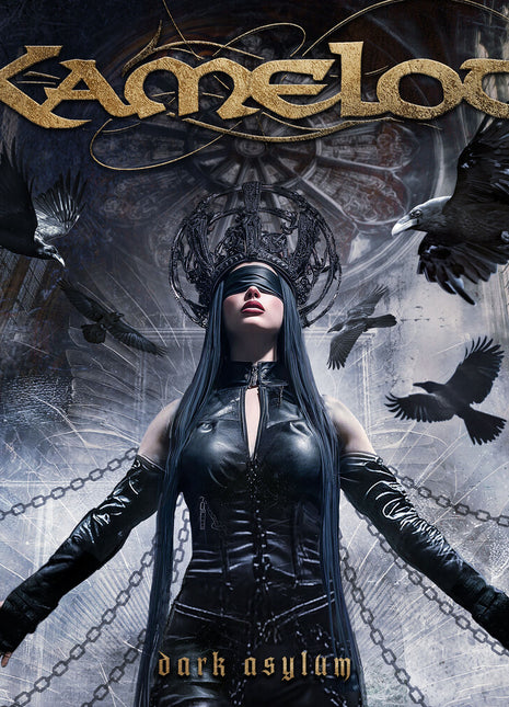 the album cover for Kamelot - Dark Asylum [Black]