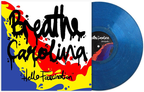 the album cover for Breathe Carolina - Hello Fascination (Blue) [Colored Vinyl] [Indie Exclusive]